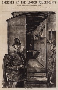 Bocetos en los Tribunales de Policía de Londres